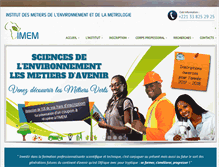 Tablet Screenshot of imem-senegal.com